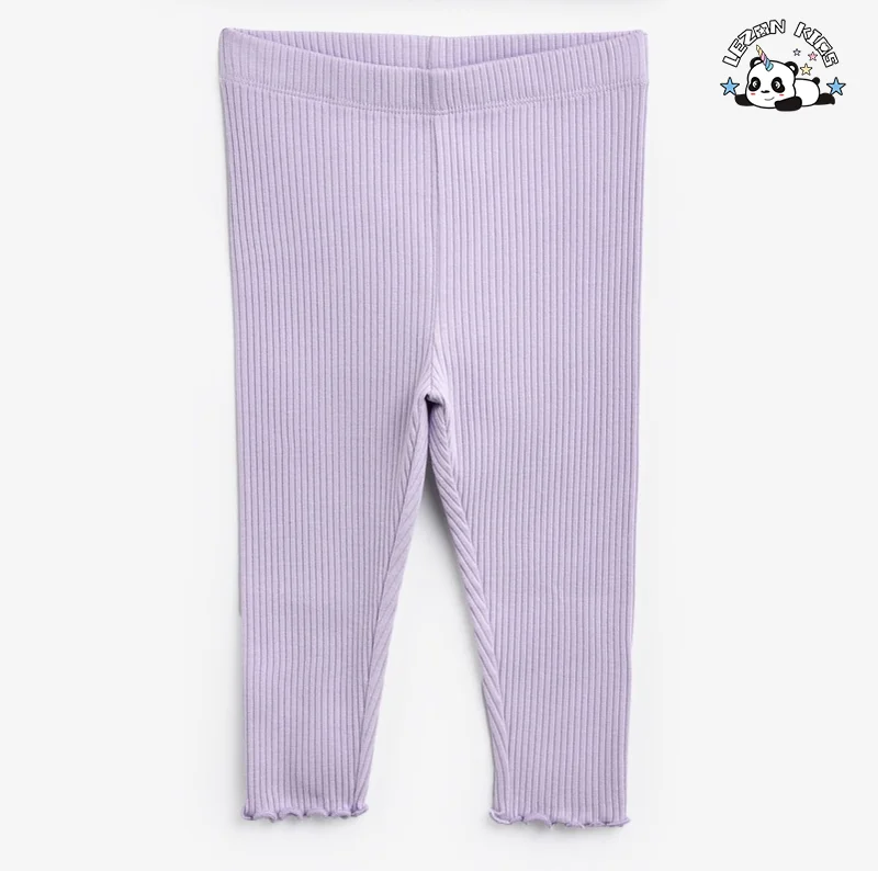 LEZONKIDS - Conjunto de Roupas Femininas de 2 Peças Casual Arco-Íris Personalizado Logo Manga Longa Estilo Fofo Calças Conjunto de Roupas para Meninas Primavera Inverno